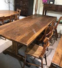 Walnut Trestle Table Circa 1850 Antique Dining Tables French Farmhouse Table Old Kitchen Tables