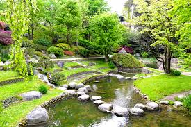 This is very important for the japanese maples, brent grass, and other plants to flourish in the garden. Image Paris France Albert Kahn Japanese Gardens Nature Stream