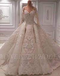 Expensive Sweetheart Long Ball Gown Church Wedding Dresses Ivory Lace Wedding Dress Wedding Dresses Lace Ballgown Ruffle Bridal Gown