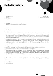 Mar 22, 2021 · here's how to write a strong front desk cover letter introduction: Front Desk Assistant Cover Letter Sample Kickresume