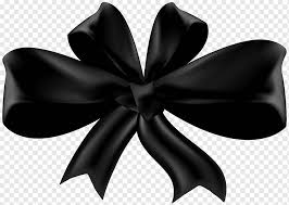 Lazo Negro Negro Cinta Monocromo Negro Png Pngwing