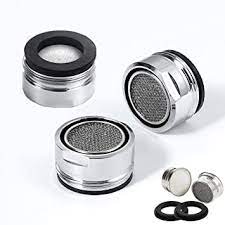 Quarter coin will just cover 15/16 male external threads, while a nickel will fit inside 15/16 female threads. Kitchen Faucet Aerator Flow Retrictor Insert Faucet Aerators With Brass Shell Replacement Parts For Spout 3 Pack Standard Size Ar80 3p Amazon Com