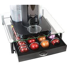 There's no need to worry about stale coffee grounds or spilled beans — each nespresso capsule is completely airtight and packed with some of the finest coffee in the world. Amazon Com Blacksmith Family Nespresso Pod Holder Nespresso Capsule Holder Storage Carousel Comes All In One Piece Zero Assembly Required Black Home Kitchen