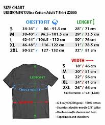 G2000 Size Chart Leadership Laws