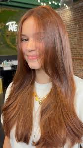 Hannah 😍🔥 , Gloss & haircut @largosalon , #southcarolina #largosalon  #downtowncharleston #charleston #milbonproducts #charlestonschairstylist  #milbongloss #copperhair #coppertone