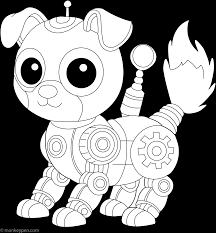Robot Dog | Creative Fun with Free Colouring Pages