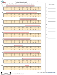 Each centimeter is labeled with a number to show the measurement it's referring to. Measurement Worksheets Free Distance Learning Worksheets And More Commoncoresheets