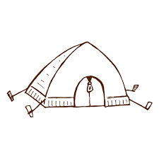 Hand Drawn Camping Tent Icon Ad Sponsored Paid Drawn Icon Tent Hand How To Draw Hands Tent Camping Camping Drawing