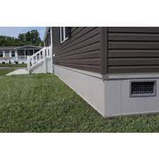 A special front rail design allows you to maintain access behind your skirting and vinyl construction makes it resistant to rot, flaking, termites or other insects. Heavy Duty Vinyl Skirting R G Supply Inc
