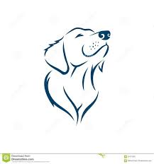 Hund Gesicht Silhouette Logo Vorlage Bestand Vektor Abbildung Kopf Trainer 59111603 Hund Tattoo Ideen Hunde Silhouette Hundekunst
