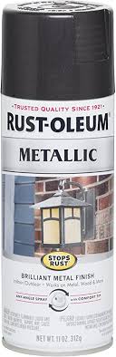 Browse auto aerosol paint for exact color matching paint! Rust Oleum 7250830 Stops Rust Metallic Spray Paint 11 Oz Black Night 11 Ounce Spray Paints Amazon Com