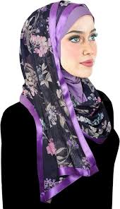 Middle Eastern Mall Stylish Mona Women Kuwaiti Hijab Wrap Head Scarf &  Satin Trim (Turquoise) : Buy Online at Best Price in KSA