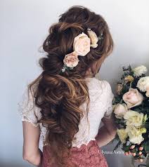 أجمل تسريحات العروس ذات الشعر الطويل Soltana