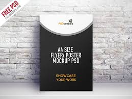 Download A4 Size Flyer Poster Mockup Psd This Is A A4 Size Flyer Poster Mockup Psd To Help You Showcase Your Flyer Or Poster Artwork Wit Maket Shablony Vizitki