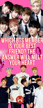 Which Bts Member Is Your Best Friend The Answer Will Melt Your Heart Personality Quizzes Buzzfeed Best Friend Quiz Friend Quiz