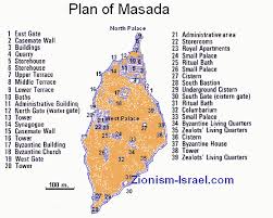 Map Of Masada Site Masada Israel Tours Bible History