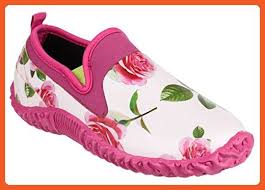 Cotswold Girls Cotswold Ladies Backdoor High Def Print Waterproof Garden Shoe Pink Rose Rubber Uk Size 7 Eu 41 Water Shoes Women Gardening Shoes Garden Boots