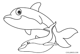 Kids would agree to do dolphin coloring pages to build their motor skill. Free Printable Dolphin Coloring Pages For Kids