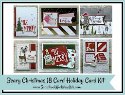 Wishing you a happy day we have a few new card making kits up on the site this weekend. Scrapbooking With Tina Beary Christmas 18 Card Holiday Cardmaking Kits