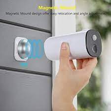 Fitfirst Motion Sensor Security Light Outdoor Rechargeable Battery Powered Waterproof Security Lights Motion Activated Light Motion Sensor