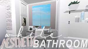 Bloxburg bathroom ideas plant aesthetic luxury dorm room. White Aesthetic Bathroom Bloxburg Youtube