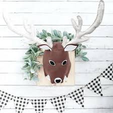 Halloween kit filled with ghosts, ghouls and all sorts of scary things. Diy Stuffed Deer Head Cricut Project Simple Made Pretty 2020
