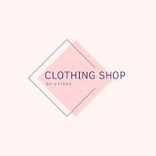 Clothing Shop Be Unique Logo Trendy Logo Design Boutique Logo Design Logo Online Shop