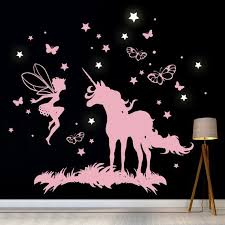 Wandtattoo in 35 verschiedenen frischen und trendigen farben. Wall Decals Unicorn Fairy Star M2018 Wall Decals Wall Tattoo Wall Painting