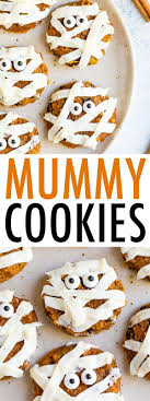 Mummy Cookies Eating Bird Food Recipe Mummy Cookies Delicious Cookie Recipes Holiday Baking