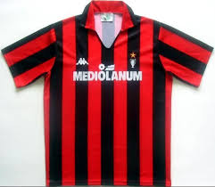 Ac Milan Football Shirt 1989 1990 Classic Football Shirts Football Shirts Milan Football