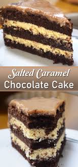 Salted Caramel Chocolate Cake In 2020 Homemade Fondant Recipes Salted Caramel Chocolate Cake Cake Desserts