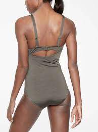 Athleta Aqualuxe Wide Strap Square One Piece, Black SIZE M -447223 N0526 |  eBay