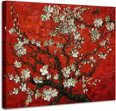 Vincent van gogh sweatshirts & hoodies. Download Hd Red Almond Blossom Tree Vincent Van Gogh Classic Art Van Gogh Branches Of An Almond Tree Transparent Png Image Nicepng Com