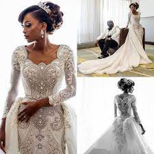 $ 1,299.00 $ 3,998.00 view sizing chart. 2019 Luxury Dubai Arabic Mermaid Wedding Dresses With Long Train Long Sleeves Beads Pea African Wedding Dress Wedding Dresses Beaded Lace Mermaid Wedding Dress