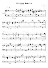 Glenn miller moonlight serenade piano cover tutorial jazz piano solo transcriptionarrangement: Moonlight Serenade Sheet Music For Piano Solo Musescore Com