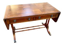 Maybe you would like to learn more about one of these? English Traditional Regency Style Yew Wood Console Table Chairish