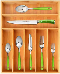 kitchen drawer divider utensil tray