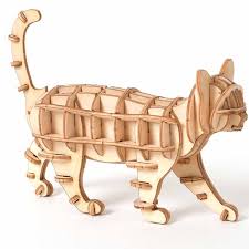 Perfect for keeping them mentally stimulated, and makes a good crate. Laser Cutting Diy Animal Cat Dog Panda Toys 3d Wooden Puzzle Toy Assembly Model Craft Kits Desk Kid Buy At A Low Prices On Joom E Commerce Platform