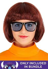 Scooby Doo Velma Women's Costume, Turtleneck Sweater and Knee High Socks,  Red Skirt and Glasses, Plus Size, Orange, Red, 6XL Plus Sizes : Amazon.de:  Everything Else