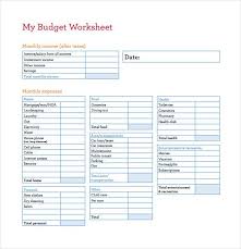 My Budget Worksheet Template Free Budget Spreadsheet Template How To Find Best Budgeting Worksheets Budget Spreadsheet Template Printable Budget Worksheet