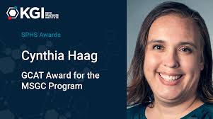 Last week, four members of the Master of Science in Human Genetics and  Genetic Counseling program were honored during the SPHS virtual awards  ceremony. Congrats to Cynthia Haag, Breann Reinsch, Guadalupe Carvajal,