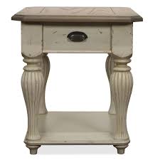 Coventry Two Tone Rectangular End Table By Riverside Furniture Riverside Furniture End Tables Hudson Furniture