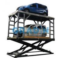 Scissor Car Lift - Hydraulic with Roof - 5000kg Capacity