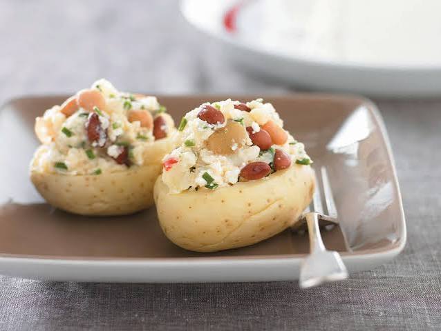 Imperial Cottage Cheese On Fried Potato