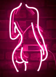 Custom Pink Lady S Back Neon Light Sign Custom Beer Bar Neon Sign Shop Custom Neon Signs