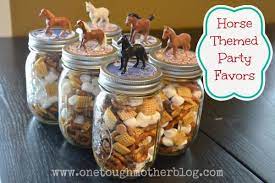 Since my oldest is already obsessed with horses, we owned a ton of horse stuff we used to decorate. Horse Party Favors Horse Themed Party Birthday Party Crafts Birthday Party Favors