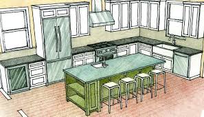 The island is clad in unlacquered brass and topped. Multipurpose Kitchen Islands Fine Homebuilding