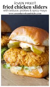 Fried Chicken Sliders Recipe Chicken Sliders Chicken Burgers Recipe Sliders Recipes Chicken
