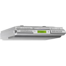 Sony Icf Cdk50 Under Cabinet Kitchen Cd Clock Radio Icfcdk50 B H