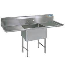 one compartment sink 24x24x14d two 24